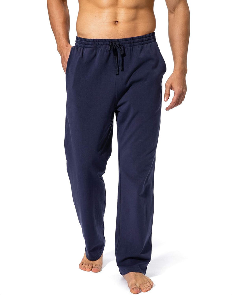 Men'S Cotton Yoga Sweatpants Athletic Lounge Pants Open Bottom Casual Jersey Pants for Men with Pockets