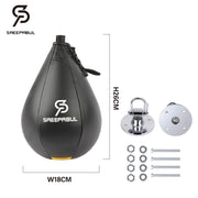 Free Shipping Boxing Speed Ball Set Fitness Boxing Pear Speed Ball Reflex Inflate Punching Speed Bag Training Ball Accessory