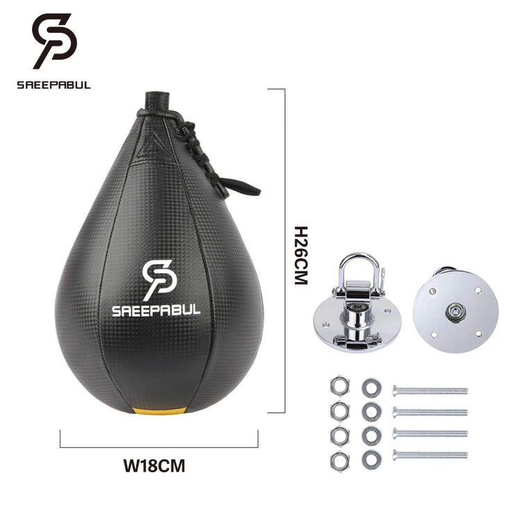 Free Shipping Boxing Speed Ball Set Fitness Boxing Pear Speed Ball Reflex Inflate Punching Speed Bag Training Ball Accessory