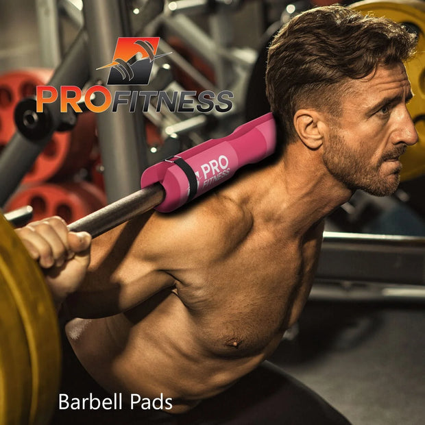 Barbell Pad Squat Pad- Shoulder Support for Squats, Lunges & Hip Thrusts - for Olympic or Standard Bars